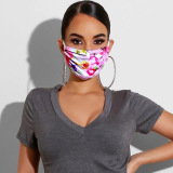 Rose Red Casual Basic Dustproof Face Protection