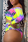 Green Two Piece Suits Gradient Fashion Sexy adult Ma'am Swimwears