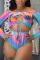 Pink  Two Piece Suits Gradient Fashion Sexy adult Ma'am Swimwears