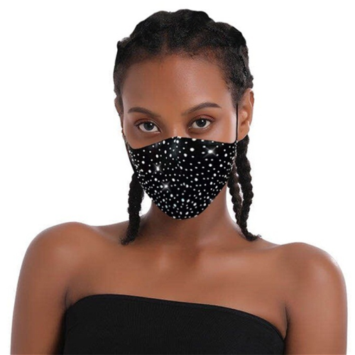 Black Fashion Casual Print Face Protection