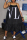 Black Fashion Off The Shoulder Sleeveless Slip Swagger Knee-Length Print Dresses