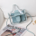 Sky Blue Fashion Casual Transparent Crossbody Bag