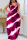 Wine Red Fashion Sexy adult Ma'am Slip Print Gradient Plus Size
