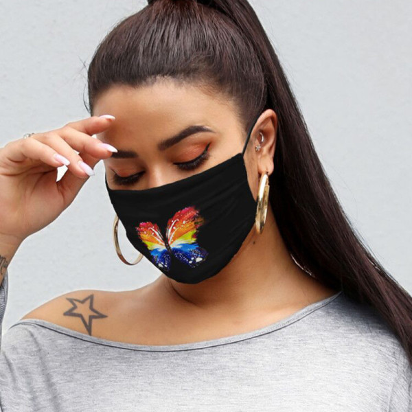 Black Fashion Basic Dustproof Face Protection