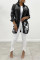 Light Blue Turndown Collar Solid Hole Old washing The cowboy Pure Long Sleeve Outerwear