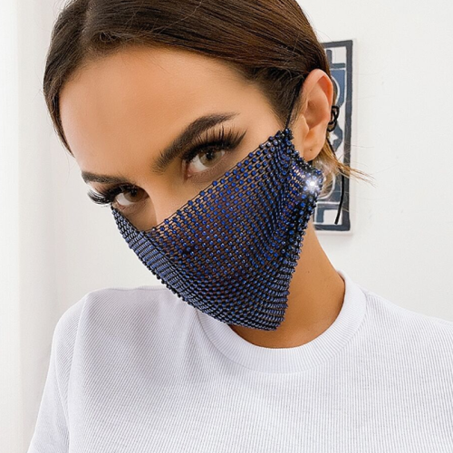 Blue Fashion Casual Face Protection