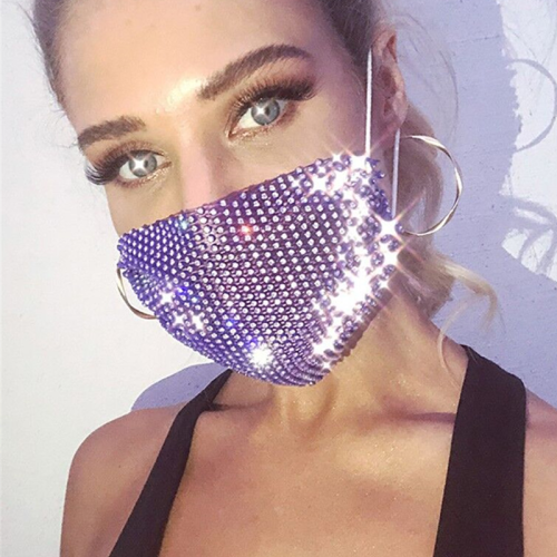 Purple Fashion Casual Face Protection