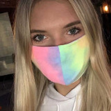 Gray Fashion Casual Print Face Protection