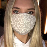 Gray Fashion Casual Print Face Protection