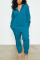 Khaki Fashion Casual Turndown Collar Long Sleeve Regular Sleeve Regular Solid Jumpsuits