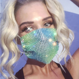 Lake Blue Fashion Casual Print Face Protection