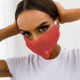 Yellow Red Fashion Casual Print Face Protection