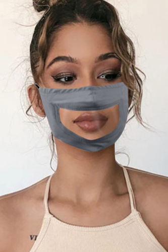 Gray Fashion Sweet Cute Mixed Printing Face Protection
