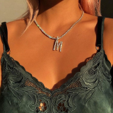 Silver Fashion Casual Pendant Necklace