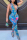 Deep Blue Sexy V Neck Sleeveless Off The Shoulder Skinny Print Jumpsuits