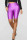 Purple Fashion Casual Sportswear Skinny Solid Shorts