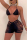 Black Sexy Spaghetti Strap Solid Swimwears