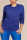 Blue Fashion Casual O Neck Long Sleeve Regular Sleeve Regular Solid Tops