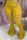 Yellow Fashion Casual Boot Cut Solid Trousers