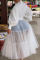 White Casual Patchwork Solid Mesh Without Belt Mandarin Collar Irregular Dress Plus Size Dresses