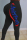 Black Elastic Fly Mid Print Straight Pants Bottoms