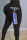 Black Elastic Fly Mid Print Straight Pants Bottoms