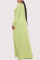 Green Fashion Long Sleeve Strapless Regular Sleeve X Long Solid Two Pieces