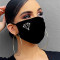 Black Fashion Casual Print Face Protection