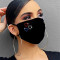 Black Fashion Casual Print Face Protection