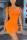 Orange Sexy Casual Sleeve Short Sleeve O Neck A Line Mini Letter Print Dresses