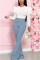 Rose Fashion Sweet Work Daily Long Sleeve O Neck Hubble-Bubble Sleeve Regular Solid Two Pieces