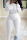 White Active Europe and America Street Solid Skinny Long Sleeve Two Pieces
