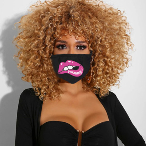 Pink Fashion Casual Print Face Protection