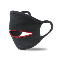 Red Fashion Casual Zipper Design Face Protection