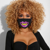 Purple Fashion Casual Print Face Protection