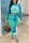 Lake Green venetian Fashion Casual adult Ma'am Patchwork Print Two Piece Suits pencil Long Sleeve Two Pieces