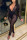 Black Fashion Sexy V Neck Long Sleeve Regular Sleeve Skinny Patchwork Jumpsuits
