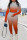 Orange Fashion Casual Adult Gradual Change Solid Patchwork O Neck Long Sleeve Regular Sleeve Regular Two Pieces