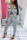 Grey Casual Knitting Letter Patchwork Solid Embroidered Patchwork Cardigan Pants Basic Zipper Collar Long Sleeve Regular Sleeve Regular Two Pieces