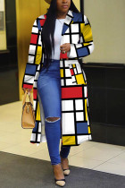 Yellow Street Print Outerwear
