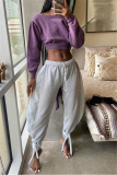 Black Sexy Casual Sportswear Solid Bandage Pants Loose Bottoms