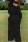 Wine Red Fashion Casual Oblique Collar Long Sleeve Regular Sleeve Solid Plus Size Set
