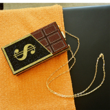 Black Fashion Patchwork Chain Strap Crossbody Bag