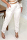 White Street Polyester Solid Pants Straight BOTTOMS