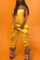 Yellow Street Solid Straight Jumpsuits