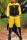 Yellow Fashion Casual Patchwork Patchwork Zipper Collar Long Sleeve Regular Sleeve Regular Two Pieces