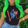 Colorful Fashion Casual Printed Short Sleeve T-shirt