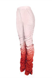 GradientBlack Fashion Casual Gradient Printed Trousers