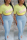 YellowBlue Fashion Printed T-shirt Trousers Set