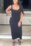 Black Sexy Fashion Sling Slim Dress